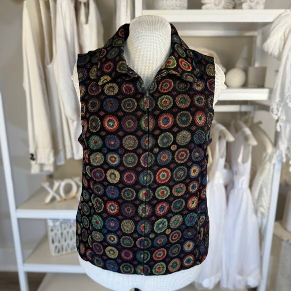 Christopher & Banks Jackets & Blazers - Colorful Patterned Women's Vest